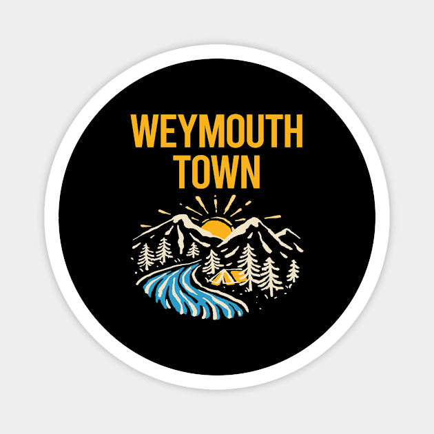 Nature Landscape 02 Weymouth Town Magnet by rosenbaumquinton52